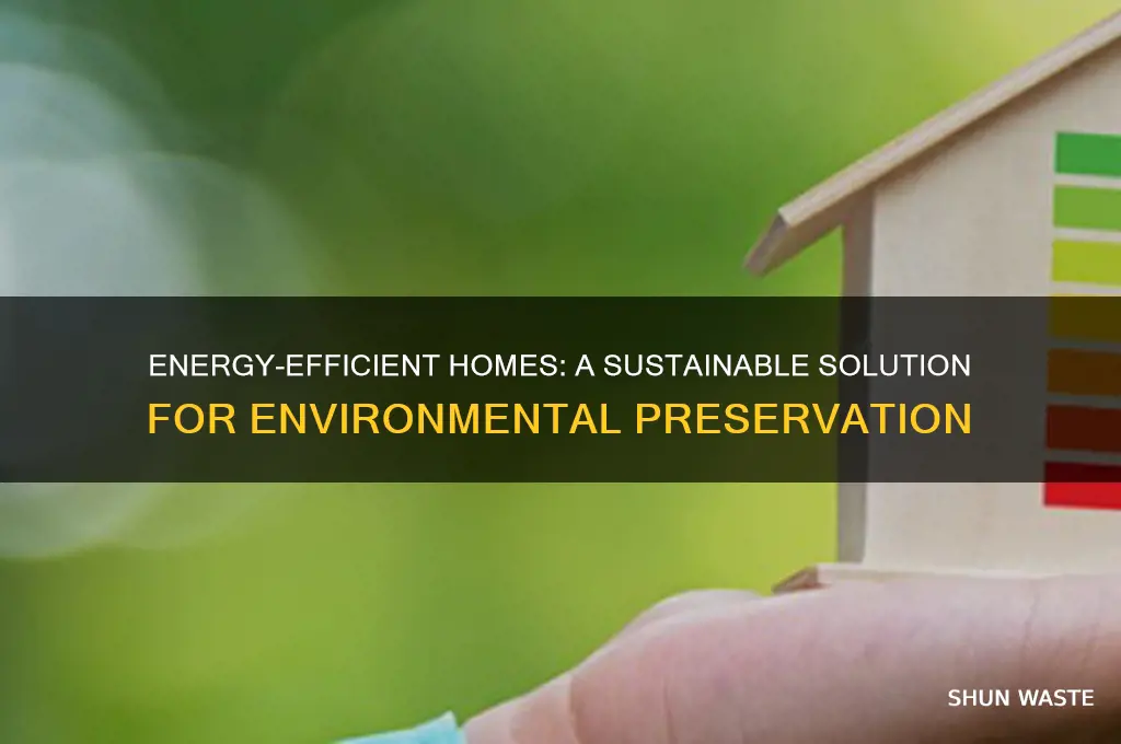 how would making homes more energy efficient help the environment