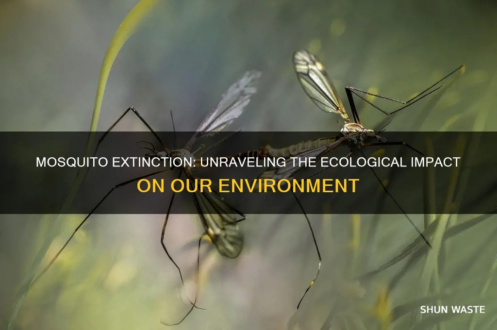 how would mosquito extinction affect the environment