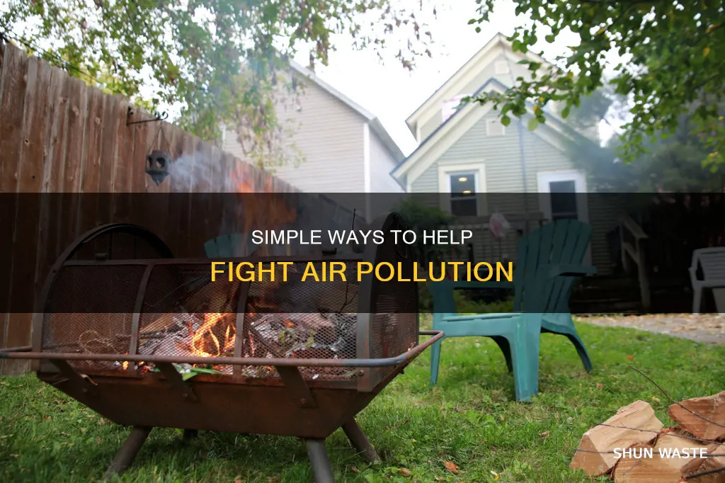 how would you tell a person to help air pollution