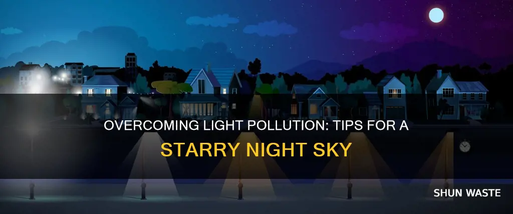 how you can solve light pollution