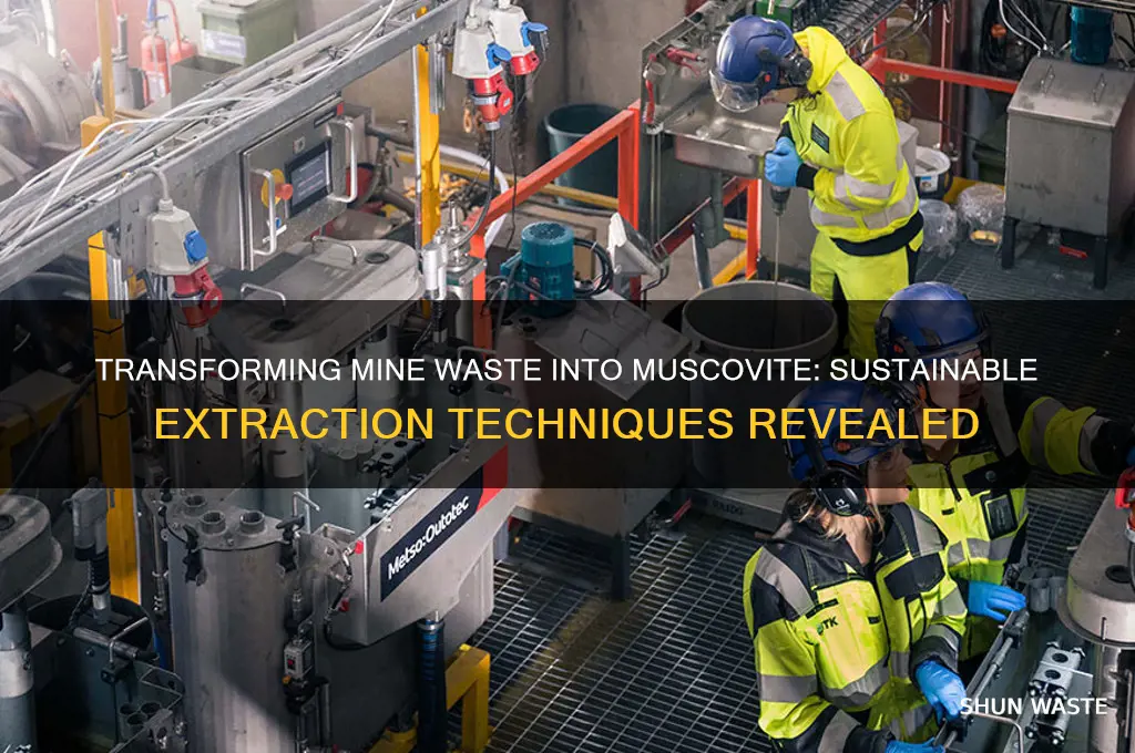 how you could produce muscovite from the mine waste