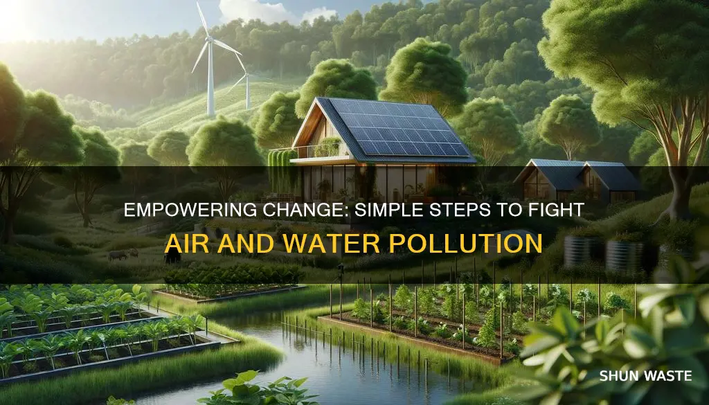 how you personally can reduce air and water pollution