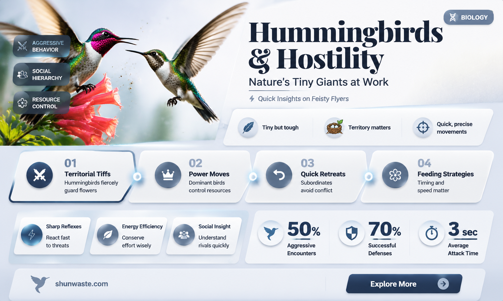 are hummingbirds hostile work environment