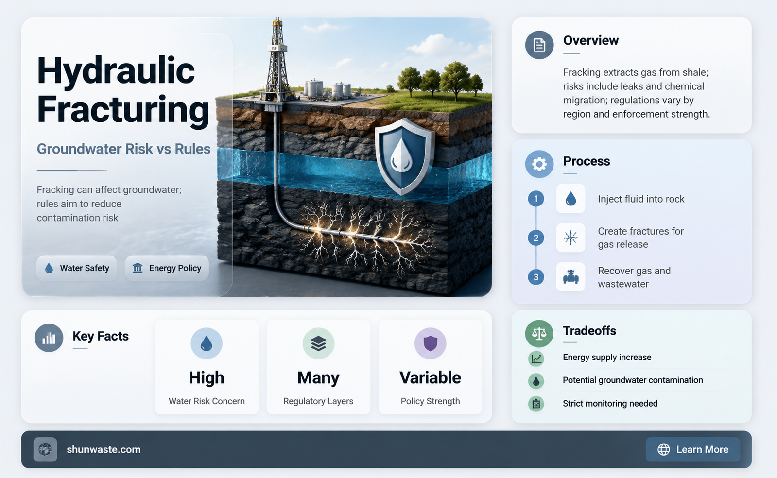 are regulations inferior to ground water pollution by hydraulic fracturing