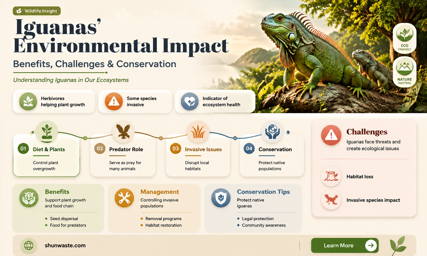 are iguanas good for the environment