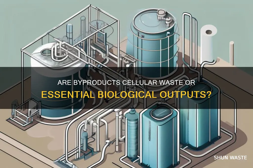 is a byproduct a waste product produced by cells