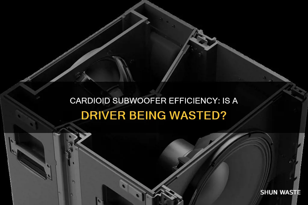 is a cardioid sub wasting a driver