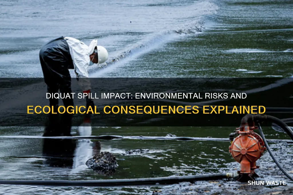is a diquat spill bad for the environment