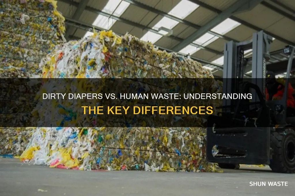 is a dirty diaper the same as human waste