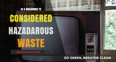 Is Your Old TV Hazardous? Discarded TVs and Waste Concerns