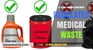 Are Full Sharps Containers Classified as Regulated Medical Waste?