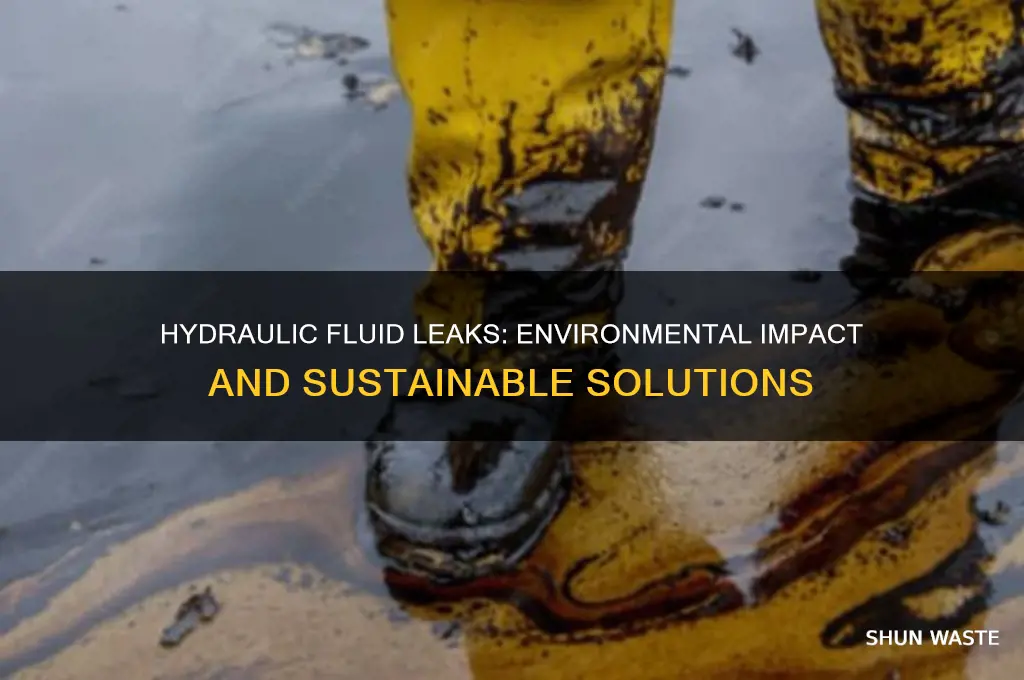 is a hydraulic fluid leak bad for the environment
