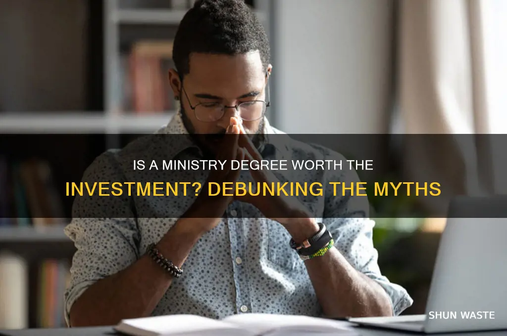 is a ministry degree a waste of money