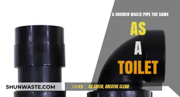Shower vs. Toilet Waste Pipes: Are They Interchangeable?