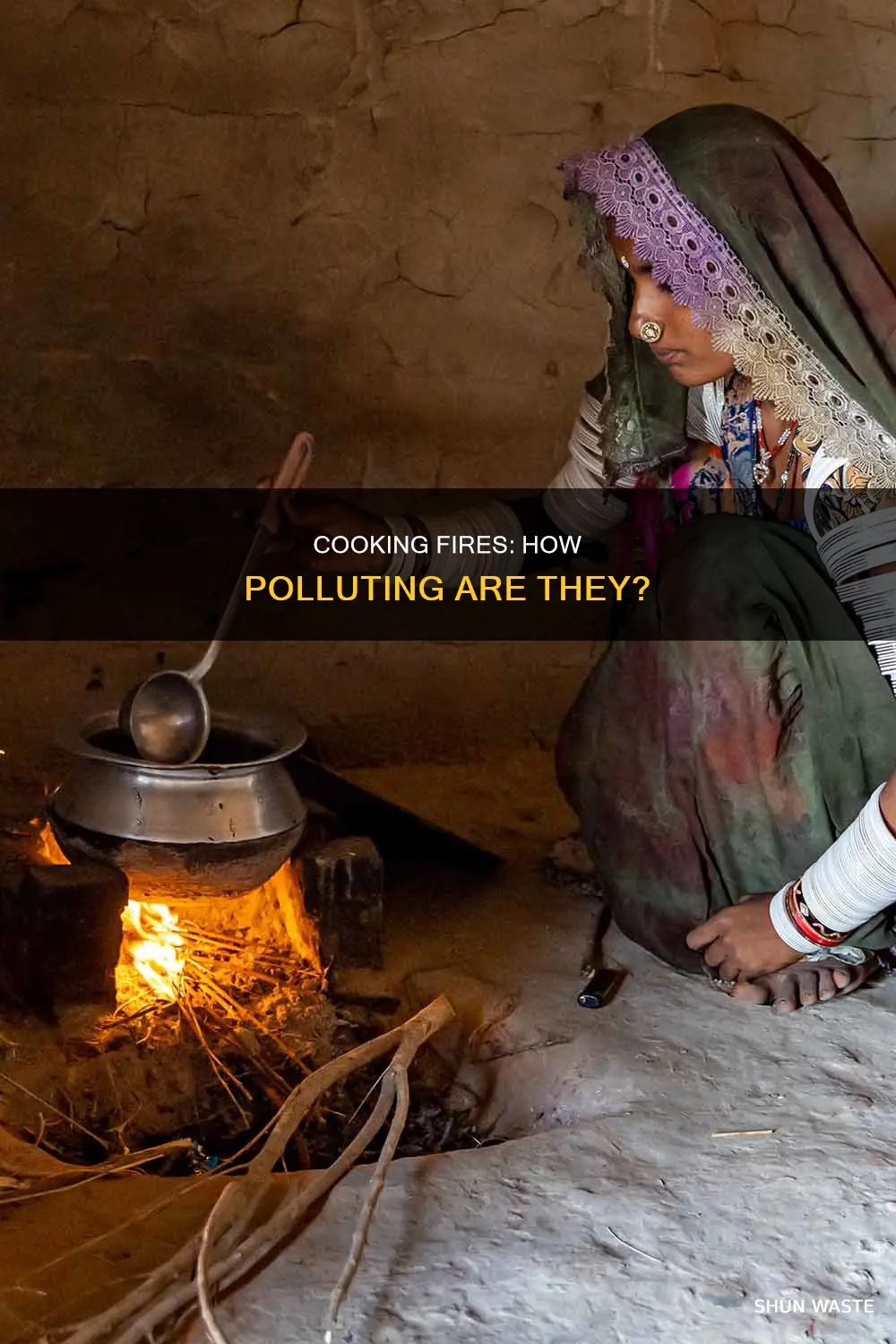 is a small cook fire pollution