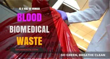 Is Human Blood in Vials Classified as Biomedical Waste?