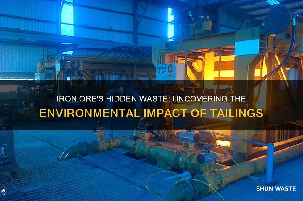is a waste product from iron ore