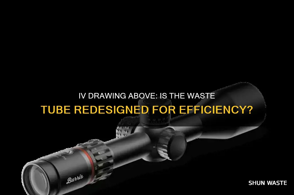 is a waste tube redomennged when drawung above iv