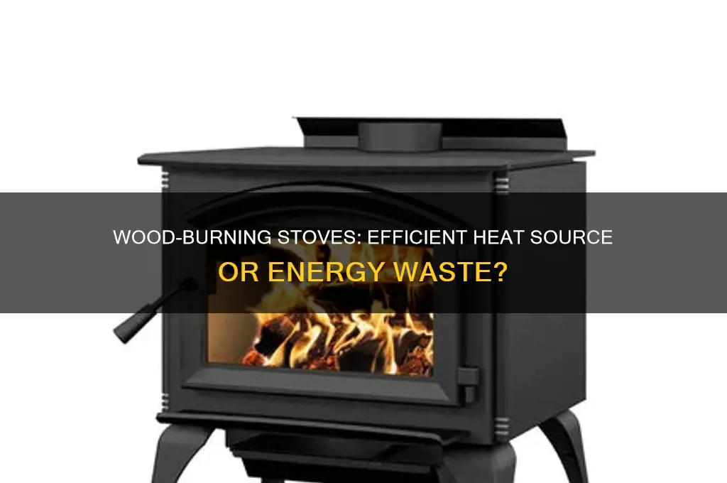 is a wood-burning stove a waste of heat