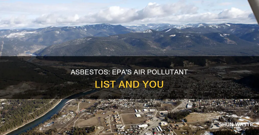 is abestos on the epa air pollutant list