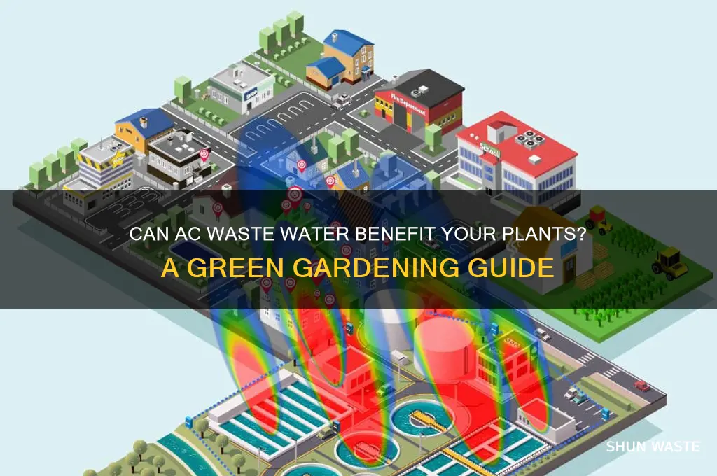 is ac waste water good for plants