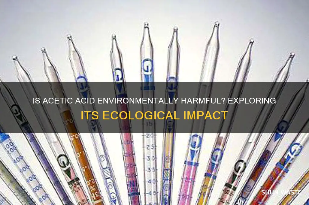 is acetic acid bad for the environment