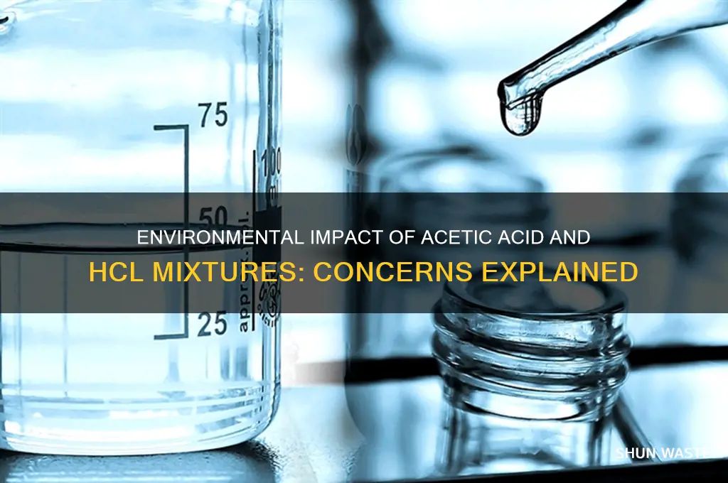 is acetic acid with hcl bad for the environment