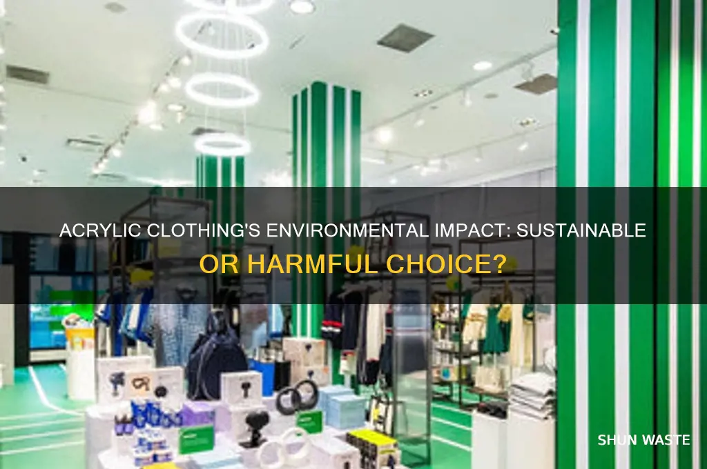 is acrylic clothing bad for the environment