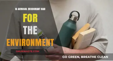 Aerosol Deodorants: Environmental Impact and Sustainable Alternatives Explored