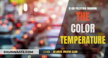 Air Pollution's Impact: Changing Color Temperature