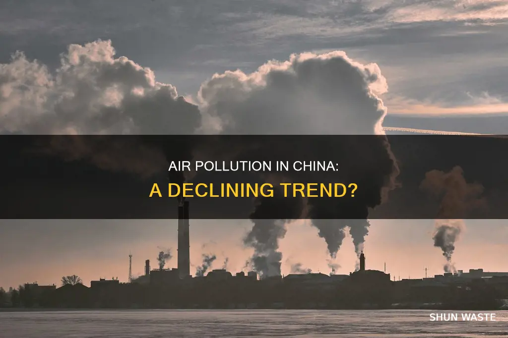 is air pollution decreasing in china