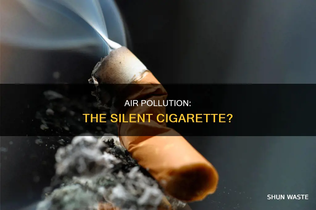 is air pollution equivalent to smoking