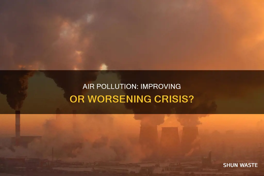 is air pollution getting better or worse