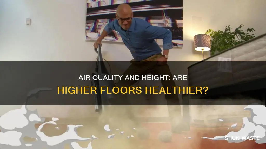 is air pollution less on higher floors