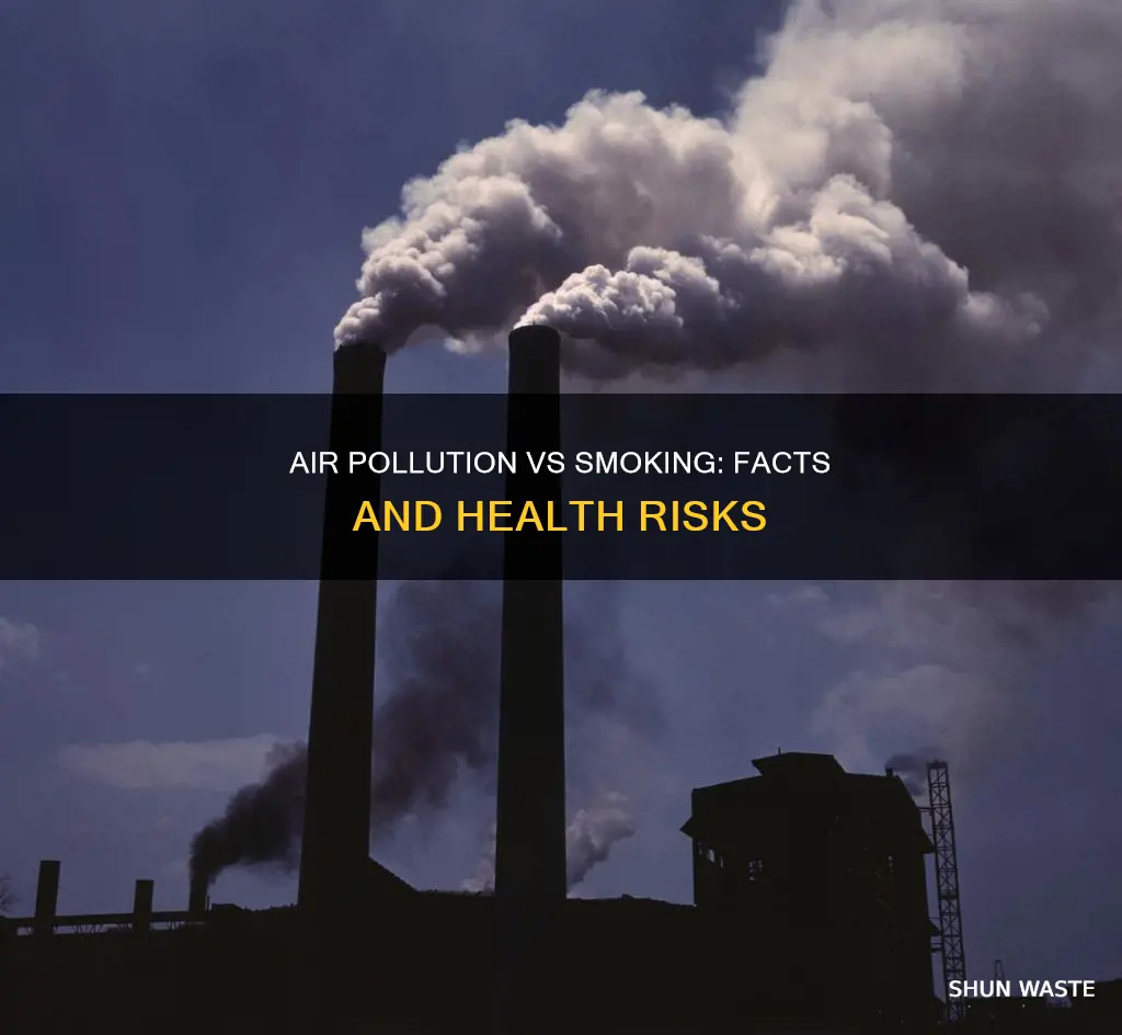 is air pollution like smoking a cigarette facts