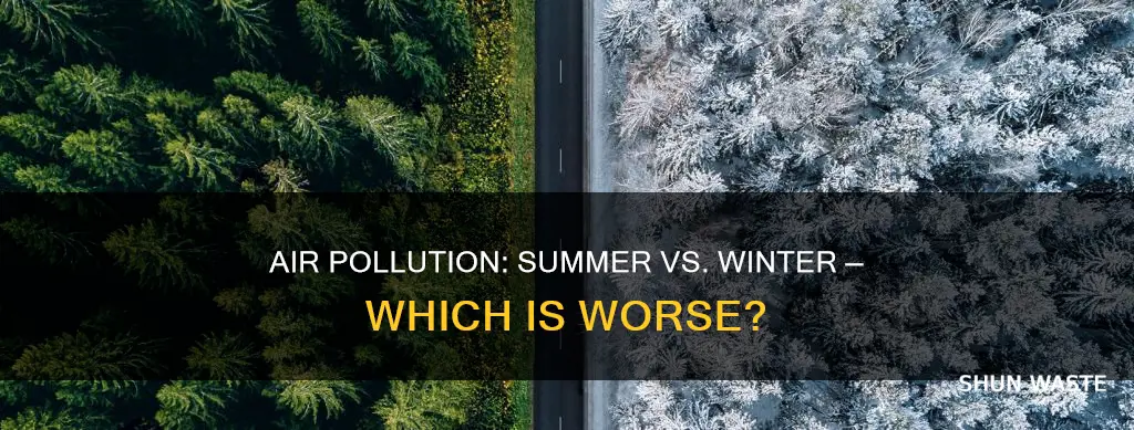 is air pollution worse in summer or winter