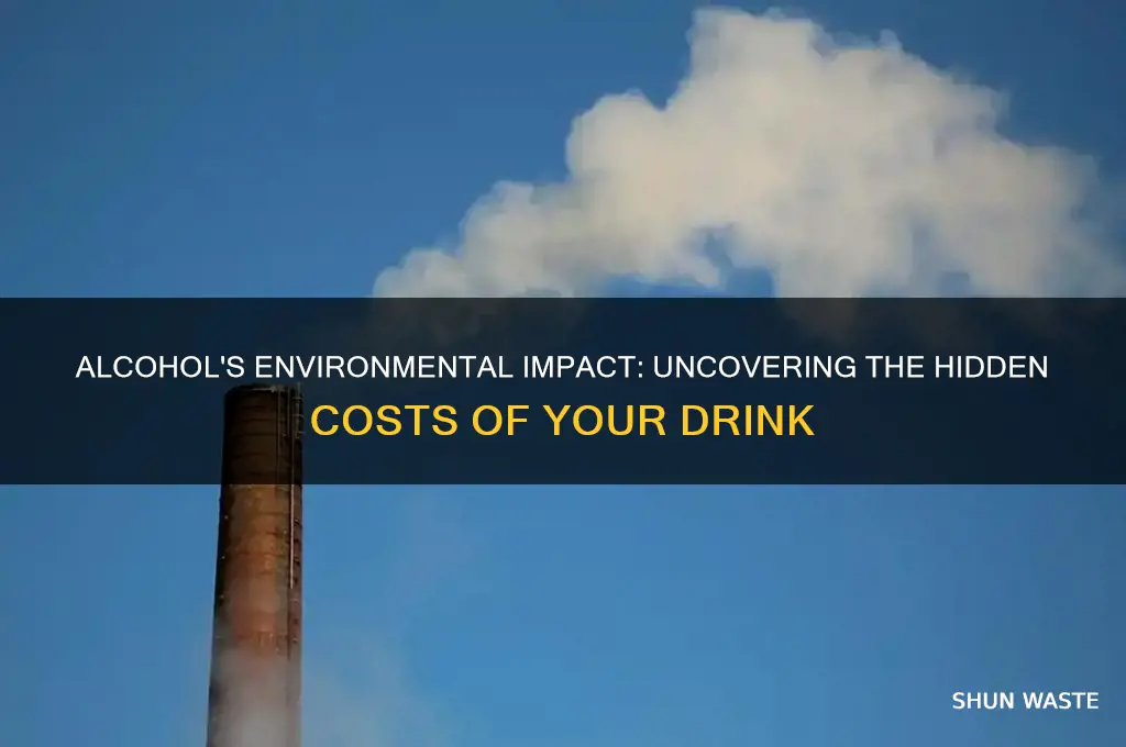 is alcohol bad for the environment