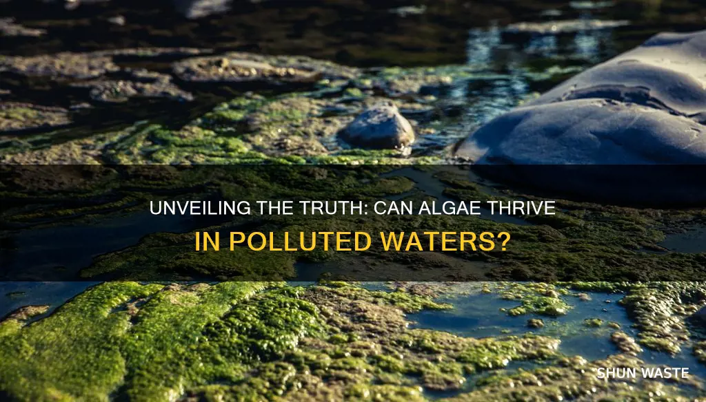 is algae from polluted water