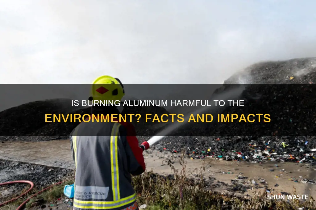 is alumaninam butned bad for the environment