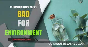 Ammonium Lauryl Sulfate: Environmental Impact and Sustainability Concerns