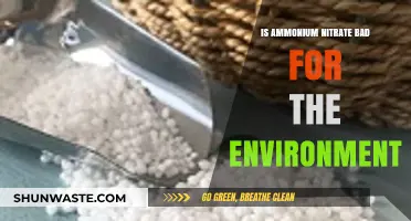 Ammonium Nitrate's Environmental Impact: Harmful Effects and Sustainable Alternatives