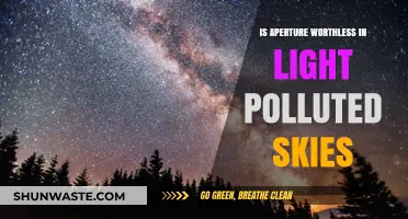 Aperture Techniques for Light-Polluted Skies