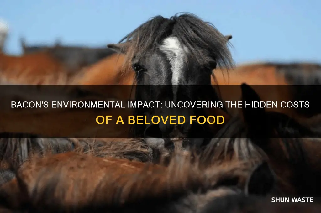 is bacon bad for the environment