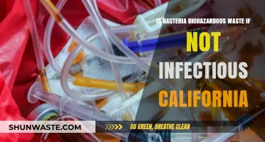 Non-Infectious Bacteria: Biohazardous Waste Classification in California Explained