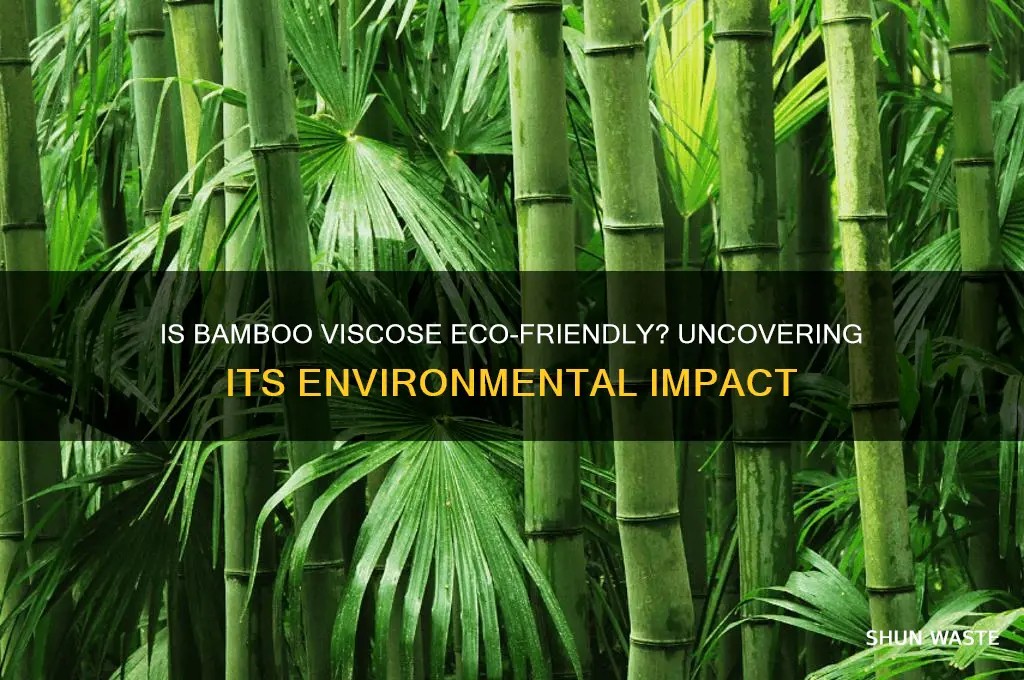 is bamboo viscose good for the environment