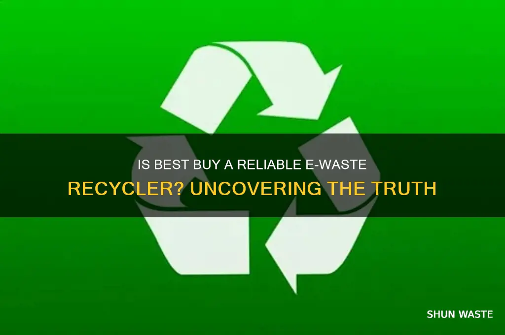 is best buy a good e waste r