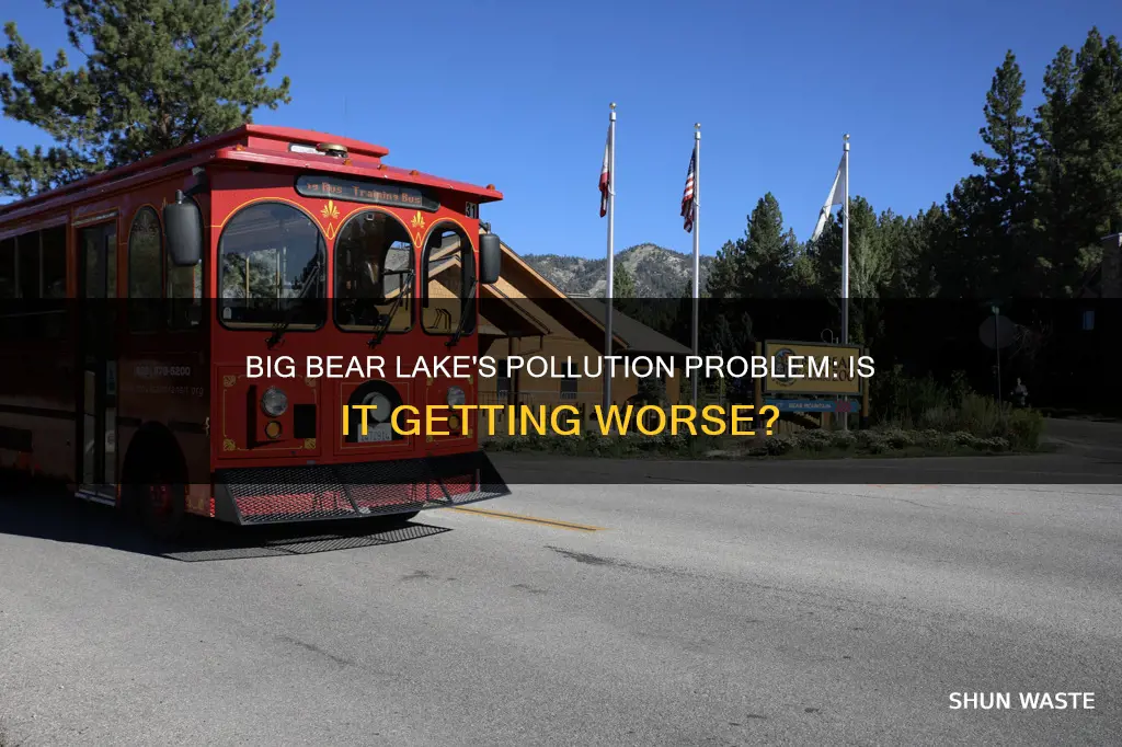 is big bear lake polluted