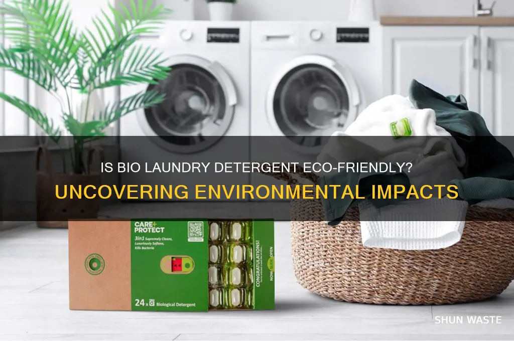 is bio laundry detergent bad for the environment