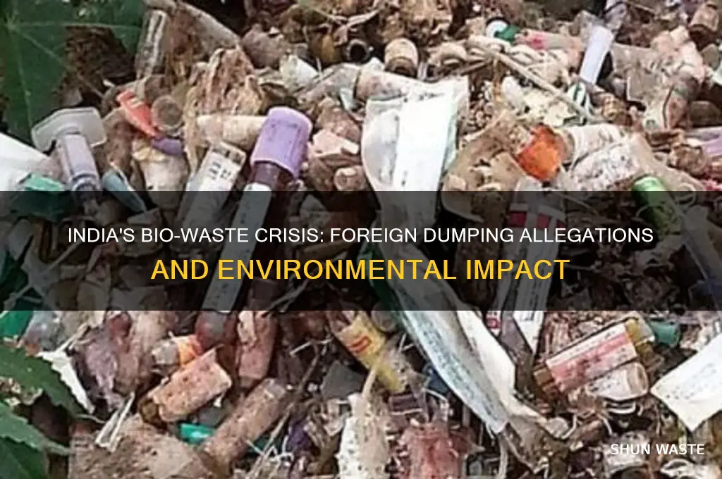 is bio waste from other countries dumped in india