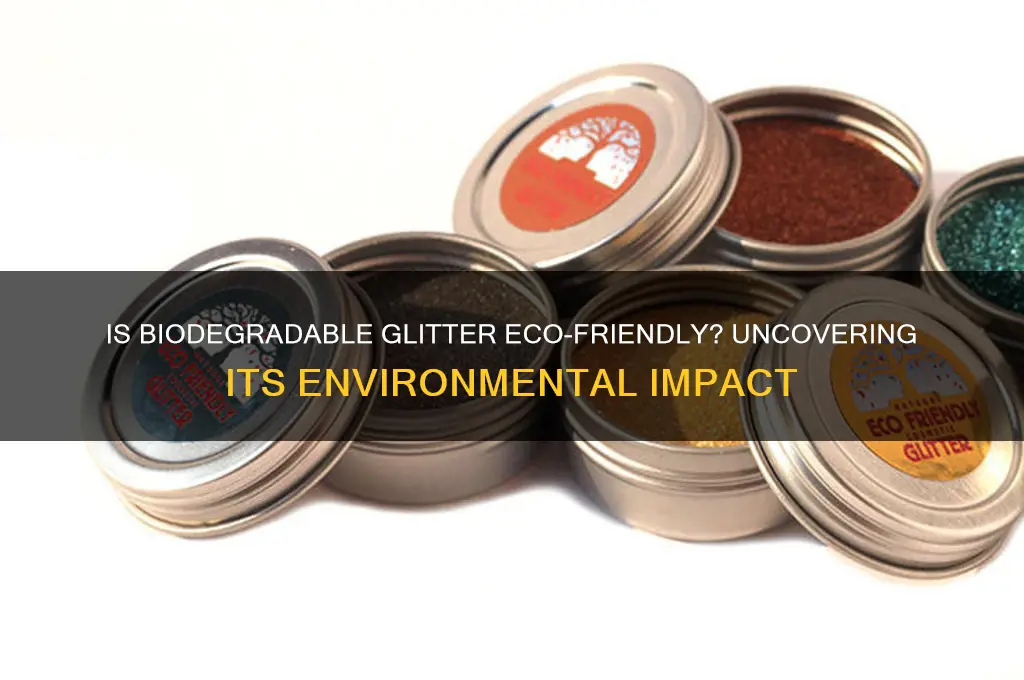 is biodegradable glitter good for the environment